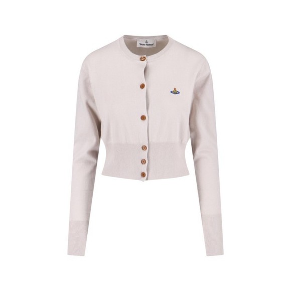 Vivienne Westwood Bea Cropped Cardigan Cream - NWT - Picture 1 of 3
